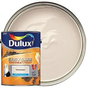 Image of Dulux Easycare Washable & Tough Natural Hessian Matt Emulsion Paint 5L