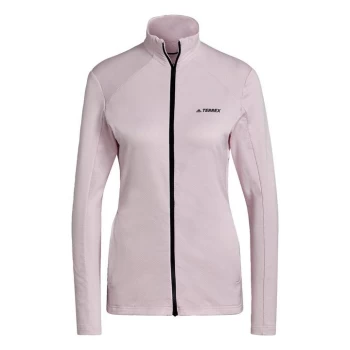 Image of adidas Terrex Multi Primegreen Full-Zip Jacket Womens - Clear Pink