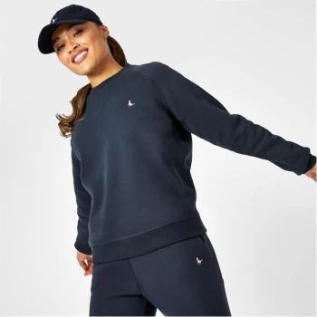 Image of Jack Wills Astbury Pheasant Logo Crew Neck Sweatshirt - Navy