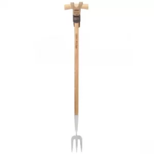 Image of Draper 99031 Heritage Stainless Steel Fork With Ash Long Handle