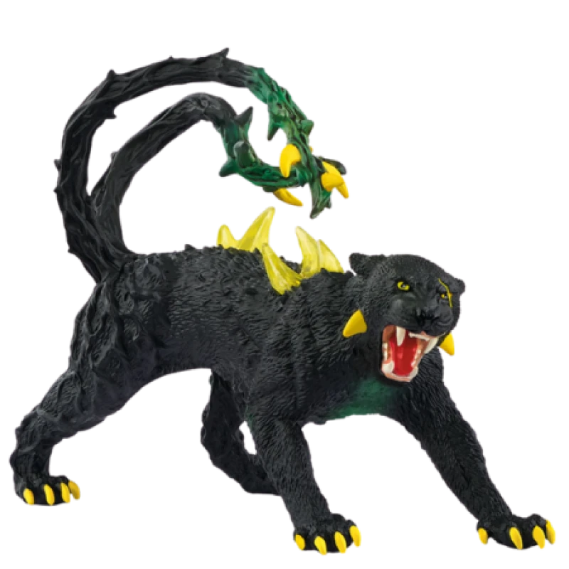 Image of Figurine: Schleich Eldrador Creatures Shadow Panther Toy Figure, 7 to 12 Years, Multi-colour (42522) Multi