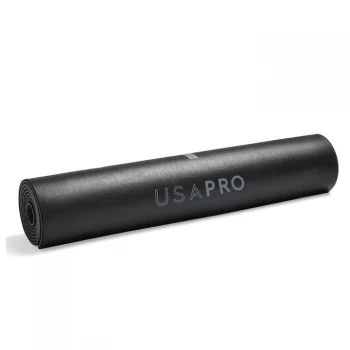 Image of USA Pro Perfect Positions Yoga Mat - Black/Charcoal