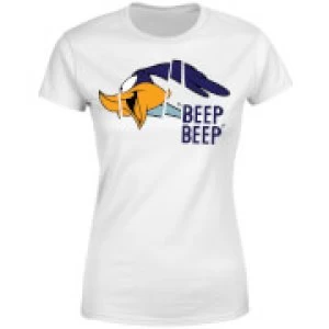 Image of Looney Tunes Road Runner Beep Beep Womens T-Shirt - White - 3XL