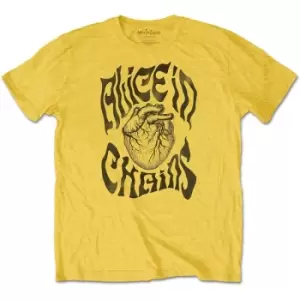 Image of Alice in Chains - Transplant Unisex XX-Large T-Shirt - Yellow