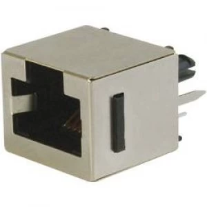 Image of ASSMANN WSW A 20142 LPFS Top Entry Modular Socket 8 RJ45 Socket vertical vertical Black