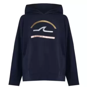 Image of Paul And Shark Logo Hoodie - Blue