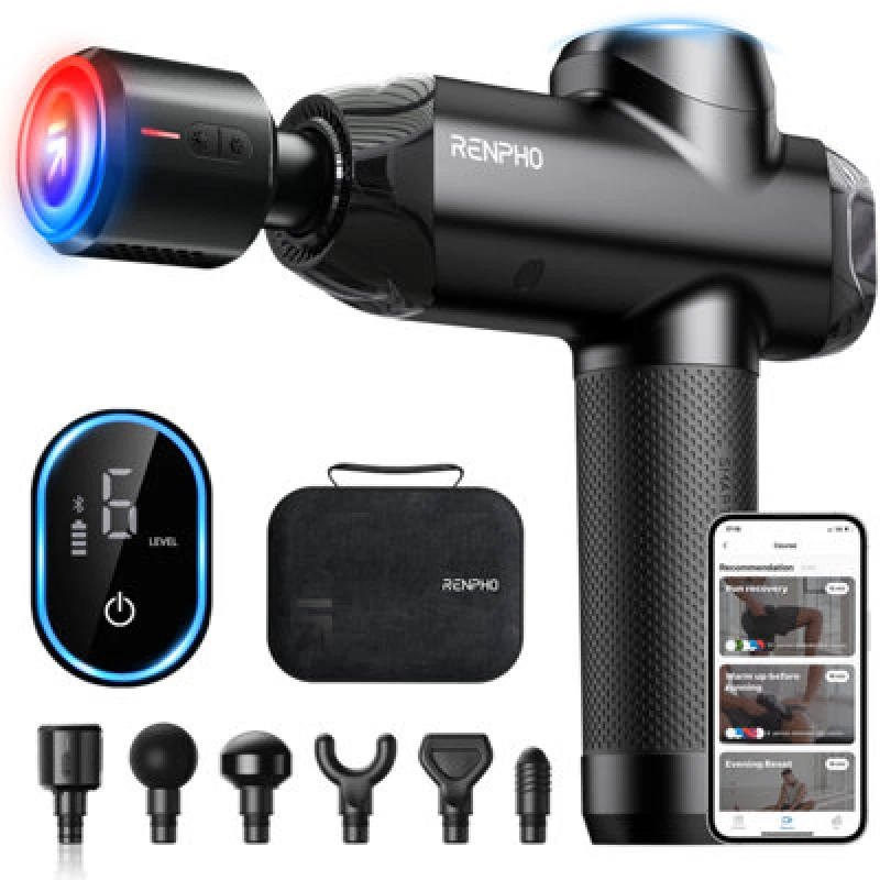 Image of RENPHO Power Handheld Body Massage Gun - Black 4897122201578