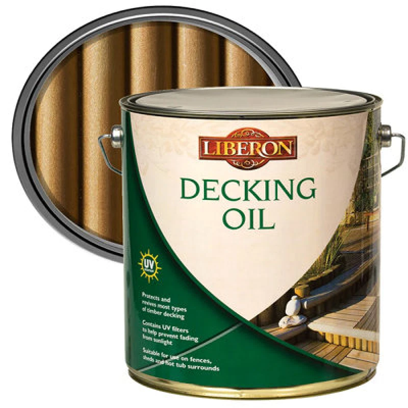 Image of Liberon 'Superior Decking Oil Clear 2.5 litre Clear