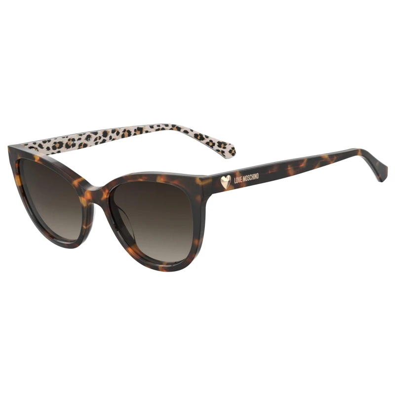 Image of Moschino MoscSun Cat Eye SunG Pattern Havana female One Size