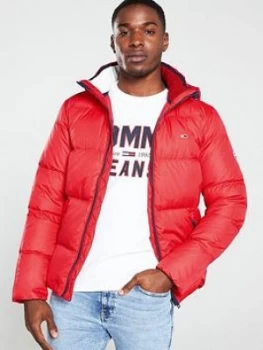 Image of Tommy Jeans Essential Down Jacket - Red