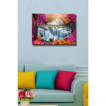 Image of Kanvas Tablo (50 x 70) - 184 Multicolor Decorative Canvas Painting