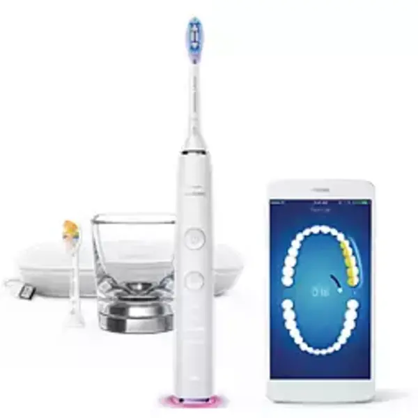 Image of Philips Sonicare Smart HX9924/02 DiamondClean White Sonic Electric Toothbrush