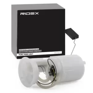 Image of RIDEX Fuel Feed Unit 1382F0128 VW,AUDI,SKODA,Golf IV Schragheck (1J1),POLO (9N_),PASSAT Variant (3B6)