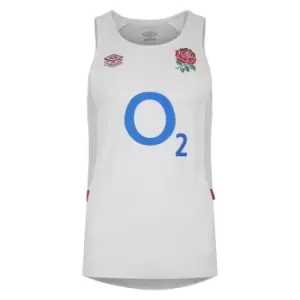 Image of Umbro England Rugby Gym Vest 2023 2024 Adults - Grey