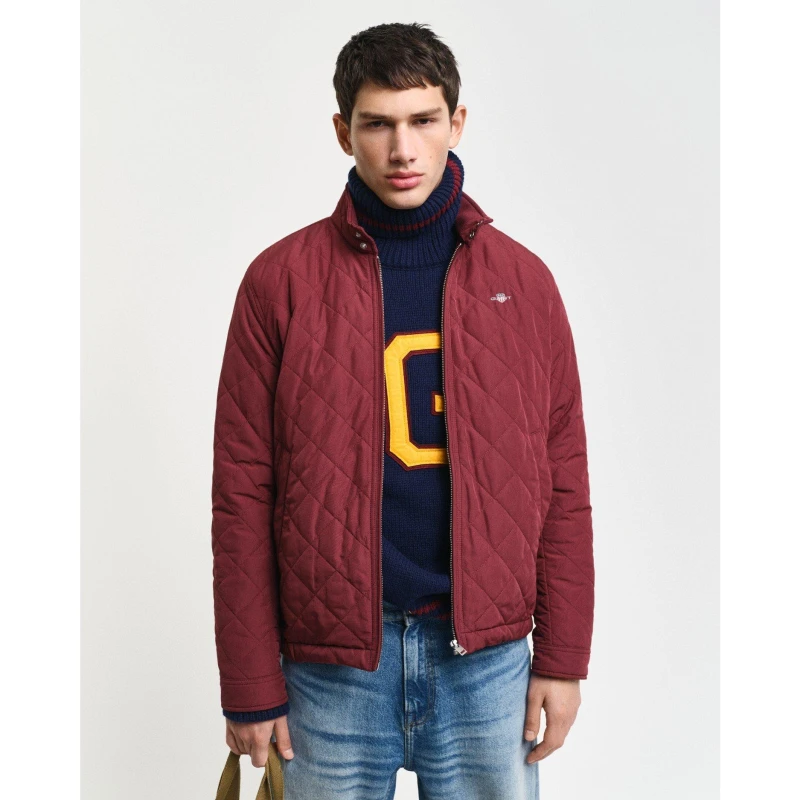 Image of Gant Quilted Windcheater - Red Red S