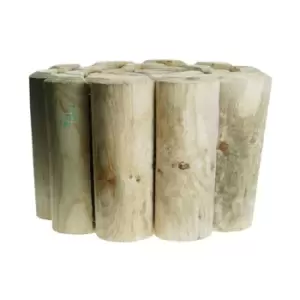 Image of King Fisher - 22.5cm (9') x (6ft) 1.8m Decorative Garden Border Log Roll