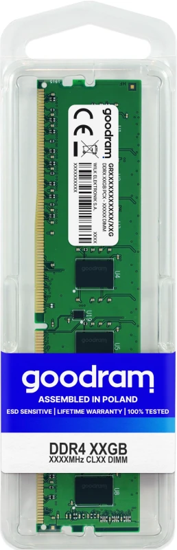 Image of Goodram GR2400D464L17S/4G memory module 4GB 1 x 4GB DDR4 2400 MHz
