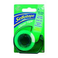 Image of Sellotape Clever Tape and Dispenser 18mmx25m Pack of 7 1766004