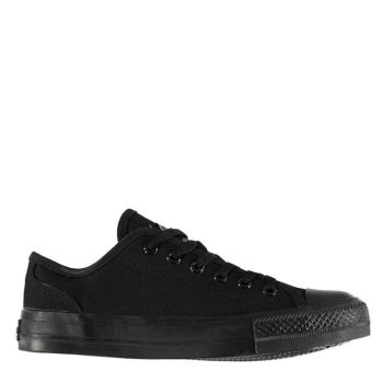 Image of SoulCal Canvas Low Ladies Canvas Shoes - Black Mono