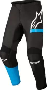 Image of Alpinestars Fluid Chaser Motocross Pants, black-blue, Size 32, black-blue, Size 32