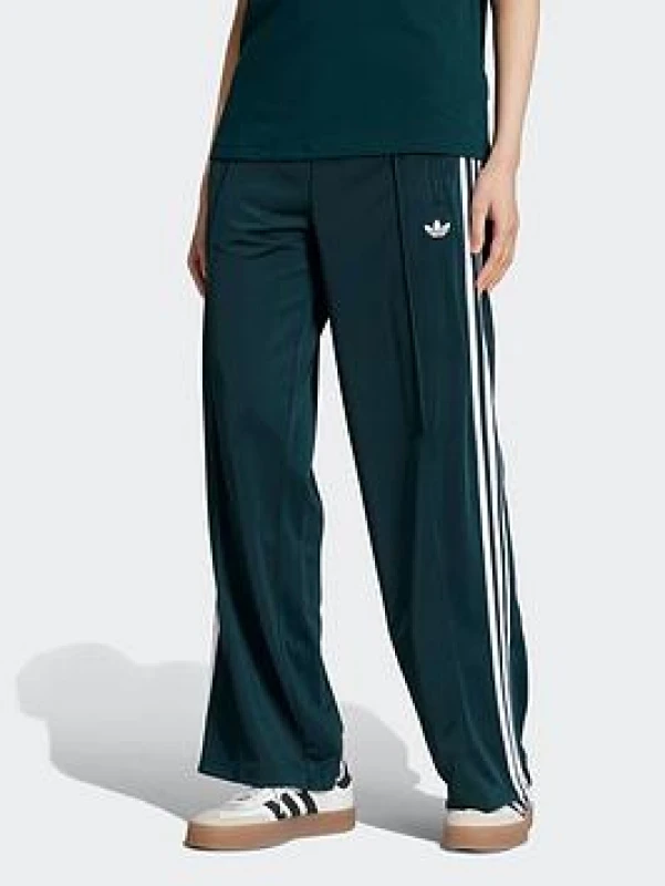 Image of adidas Originals Womens Firebird Open Hem Woven Joggers Night Indigo female 14 (L)