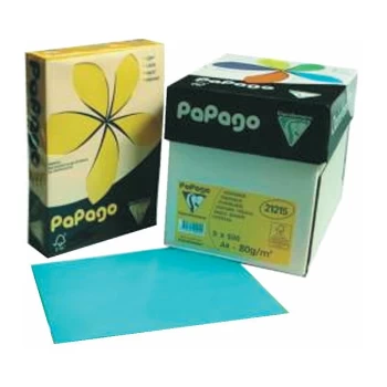 Image of Papago - A4 Paper Mediterranean Blue 100GSM Ream 500 Sheets