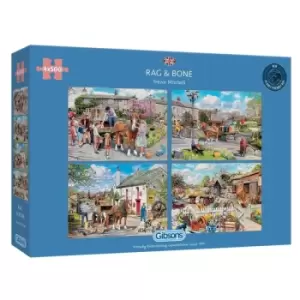 Image of Rag & Bone 4 x 500 Piece Jigsaw Puzzles