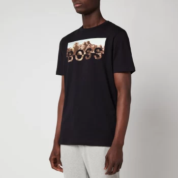 Image of Hugo Boss Tyro 3 Logo T-Shirt Black Size S Men