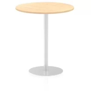 Image of Italia Poseur Table Round 1000 Top 1145 High Maple
