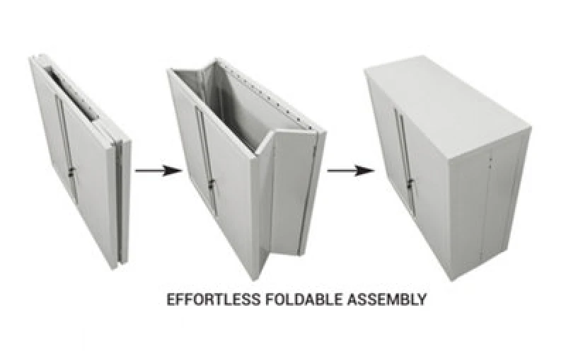 Image of Phoenix SCF Series 2 Door 1 Shelf Steel Storage Cupboard With Key Lock EXR54172PH