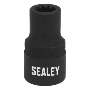 Image of Brake Caliper Socket, 3/8"Sq Drive 8mm 11pt Profile