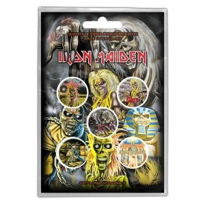 Image of Iron Maiden - Early Albums Button Badge Pack