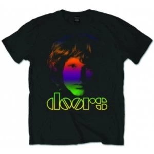 Image of The Doors Morrison Gradient Mens Blk T Shirt: Large