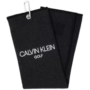 Image of Calvin Klein Golf Klein Golf Towel - Black