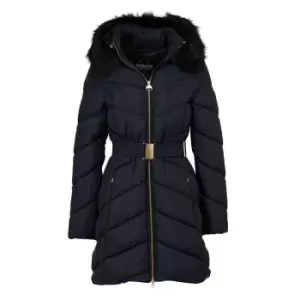 Image of Barbour International East Moor Quilted Jacket - Black