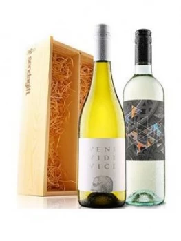 Image of Virgin Wines VIRGIN WINES White DUO IN A WOODEN GIFT BOX, One Colour, Women