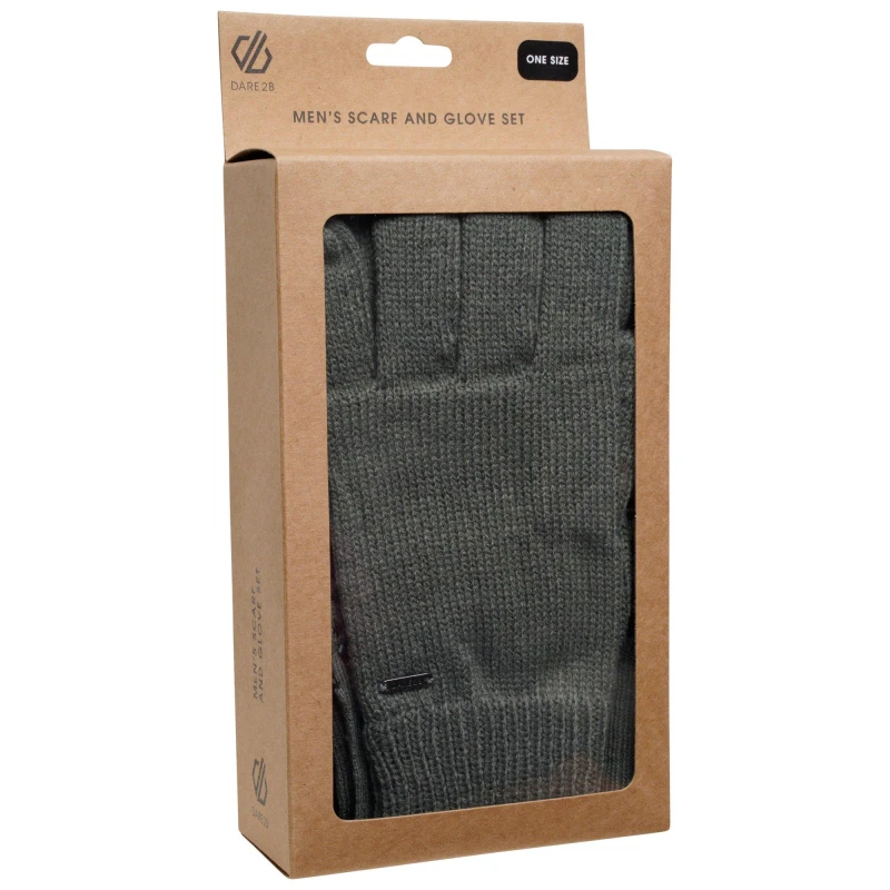 Image of Dare 2b Knitted Gloves Gift Set Mens - Green Green One Size