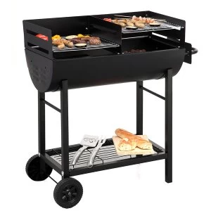 Image of Tepro Detroit BBQ Barrel With Double Grill