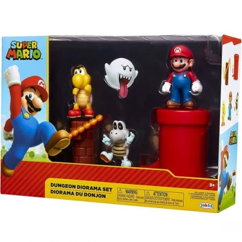 Image of Dungeon Diorama (World Of Nintendo Super Mario) Figure Set