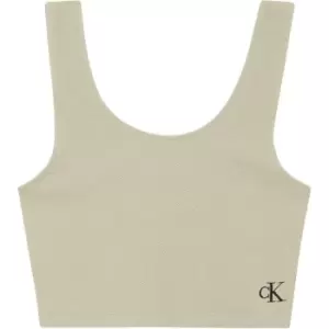 Image of Calvin Klein Jeans Rib Bralette - Green