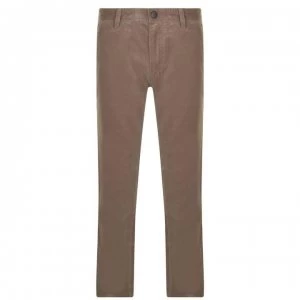Image of DKNY Pocket Corduroy Trousers - Vaguero Taupe