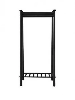 Image of Hudson Living Wycombe Open Wardrobe- Black