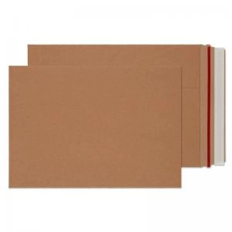 Image of Blake VITA Blake All Board Pocket Envelope Peel and Seal 350gsm 324x229mm Kraft (Pack of 100) MA9-RS MA9-RS