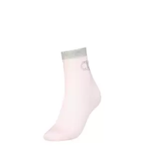 Image of Calvin Klein Logo Sock - Pink