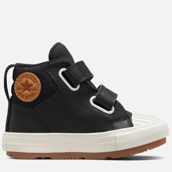 Image of Converse Toddlers Chuck Taylor All Star Berkshire Boot - Black/Pale Putty - UK 4 Baby