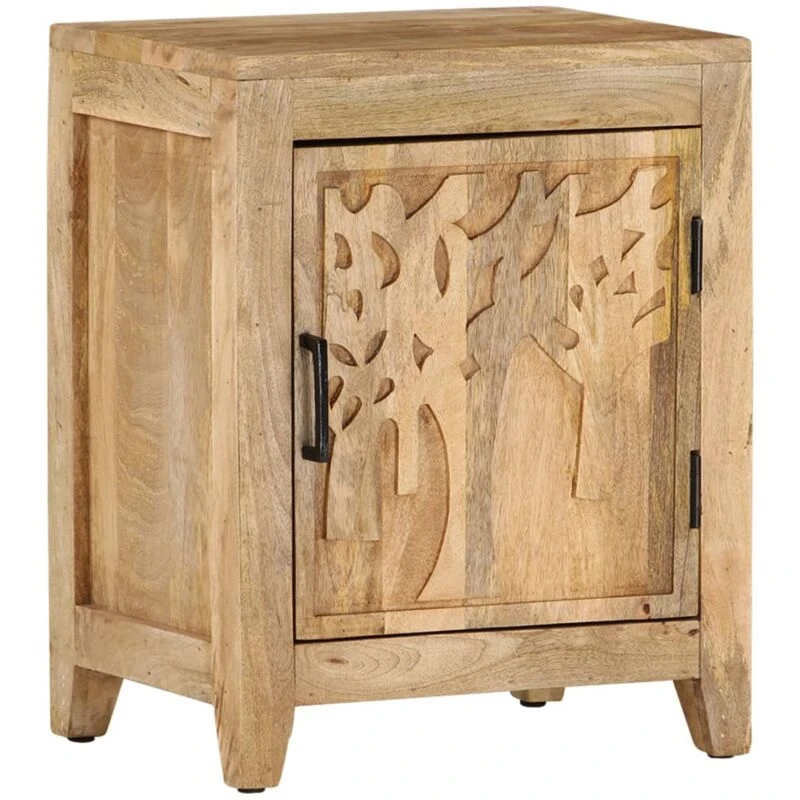 Image of VIDAXL Bedside Cabinet 40x30x50cm Solid Mango Wood Vidaxl 8720286070710