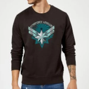 Image of Captain Marvel Starforce Warrior Sweatshirt - Black - XL