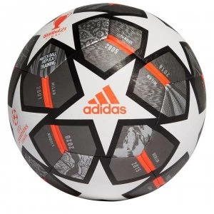 Image of adidas UEFA Euro 2020 Uniforia League Football - White/Silver