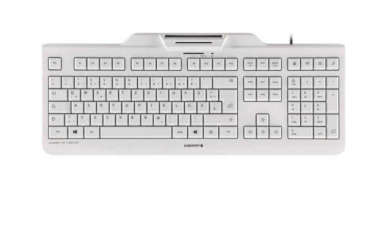 Image of Cherry CHERRY KC 1000 SC keyboard Office USB QWERTY Nordic Black JK-A0100PN-0