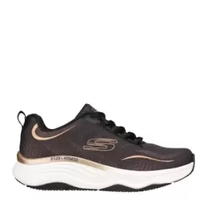 Image of Skechers Relaxed Fit: D'Lux Fitness - Pure Glam Trainers - Black